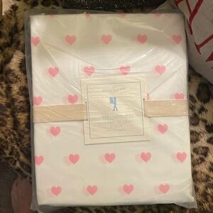 Heart Sheet Set NWT Pottery Barn Kids Twin Bedding